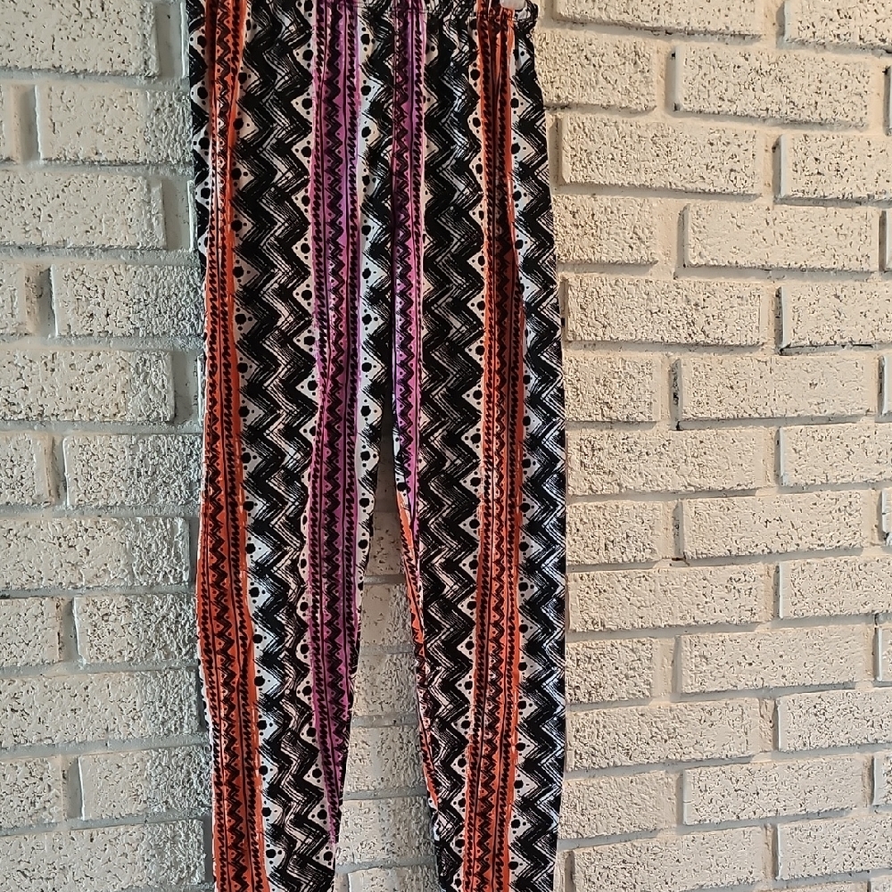 Colorful Geometric Pattern Pants - Picture 1 of 1